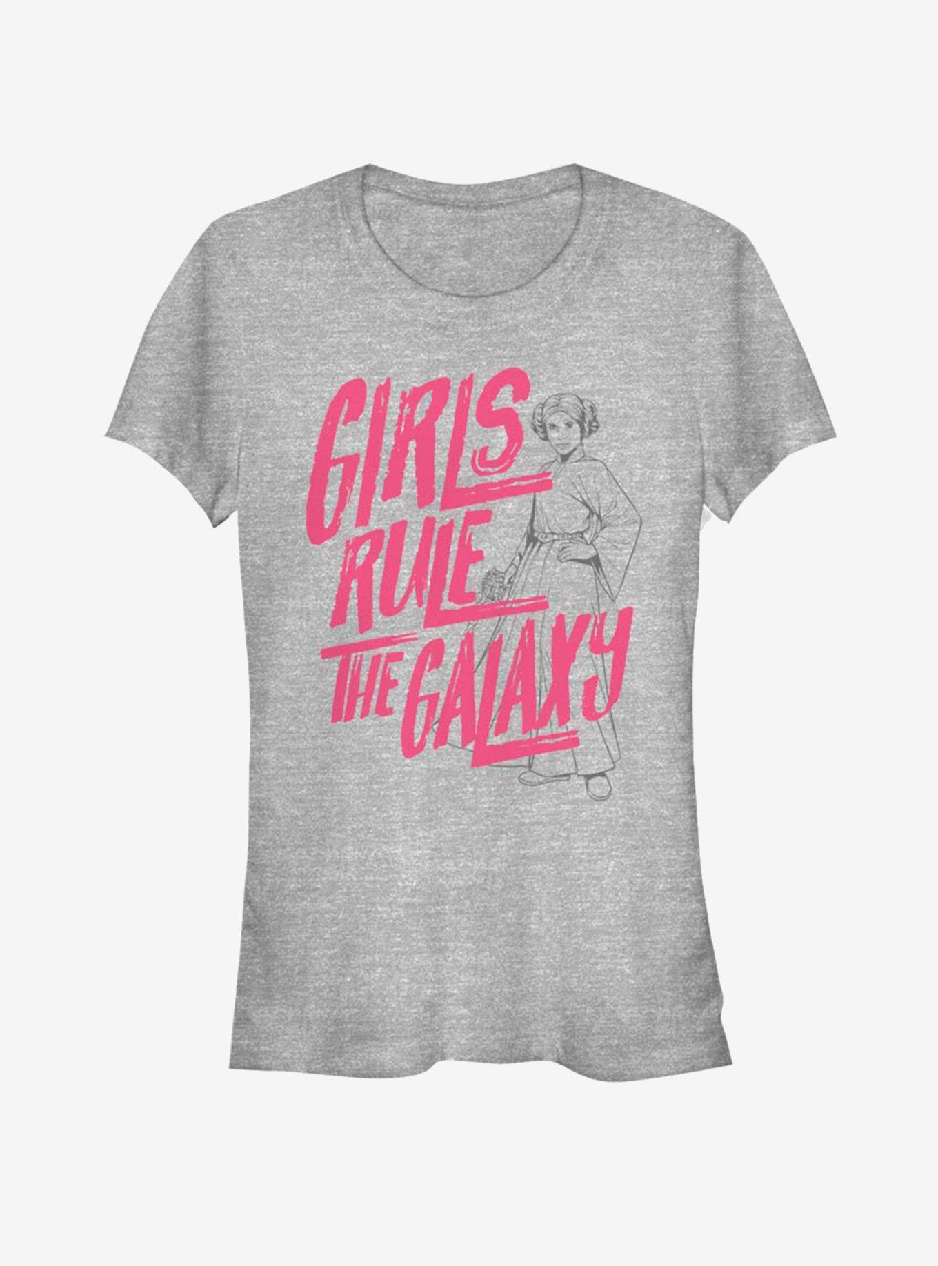 Star Wars Girls Rule Girls T-Shirt, ATH HTR, hi-res