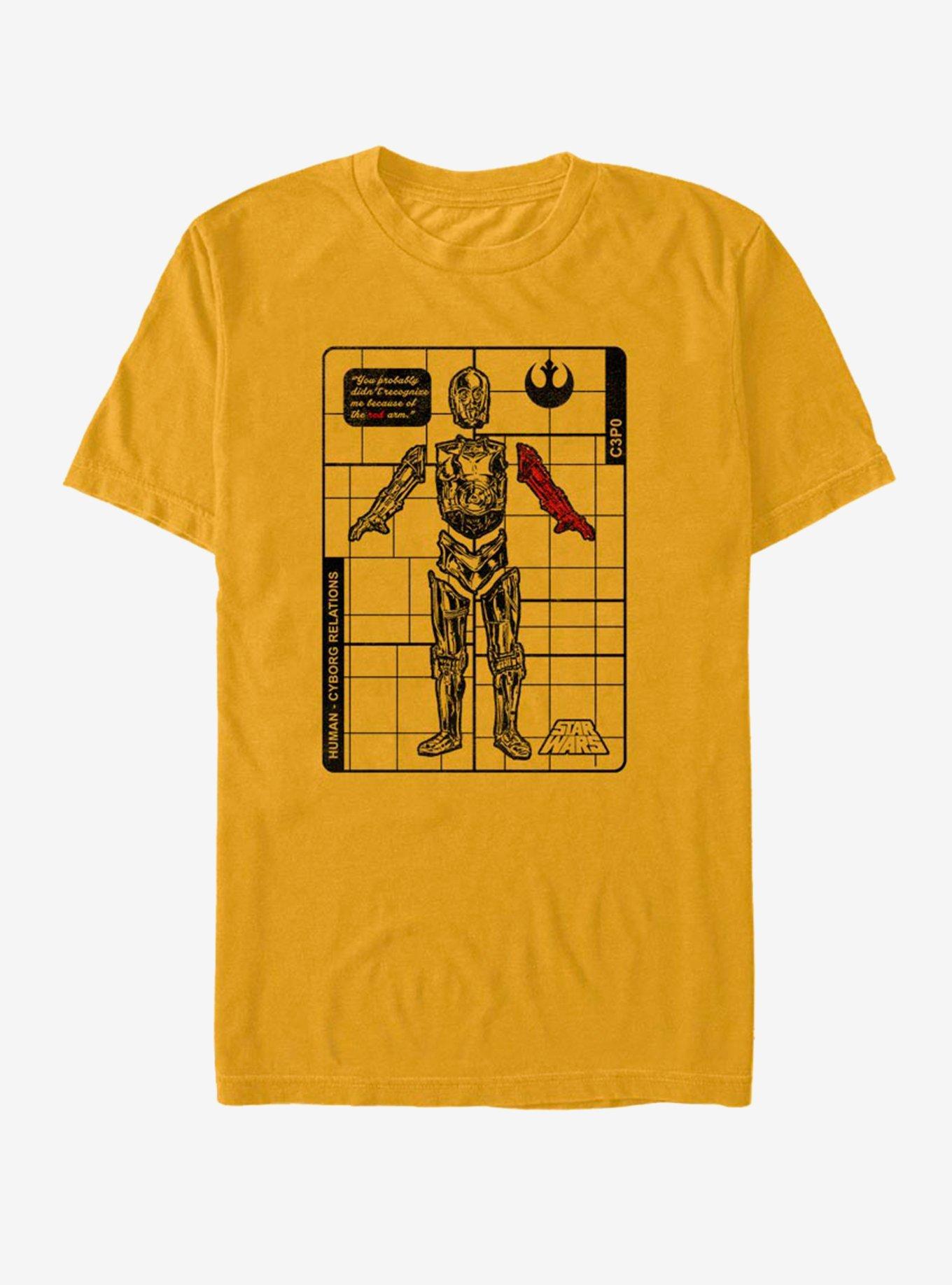 Star Wars C-3PO Snap T-Shirt, GOLD, hi-res