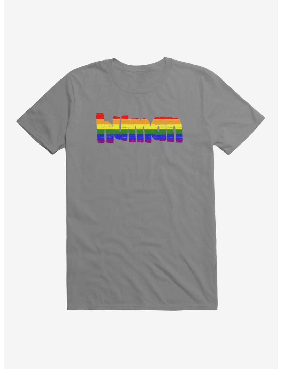 iCreate Pride Human Rainbow T-Shirt, , hi-res