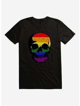 iCreate Pride Rainbow Skull T-Shirt, , hi-res