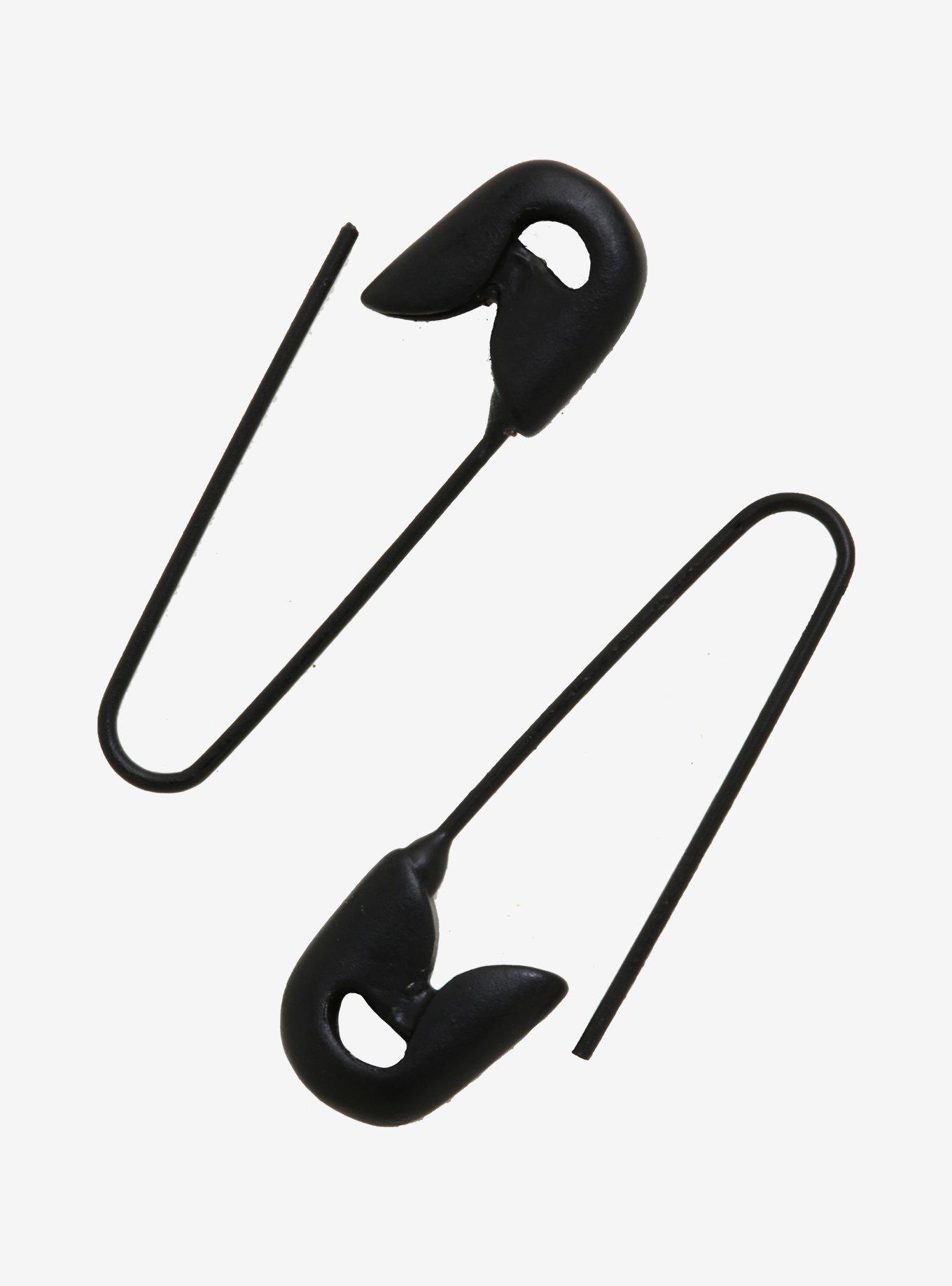 Fine Black Safety Pins – gather here online