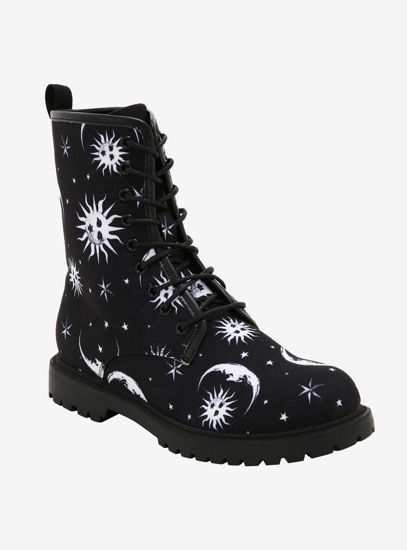 Sun & Moon Combat Boot, MULTI, hi-res