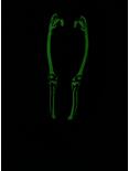 Skeleton Glow-In-The-Dark Leggings Plus Size, BLACK, hi-res