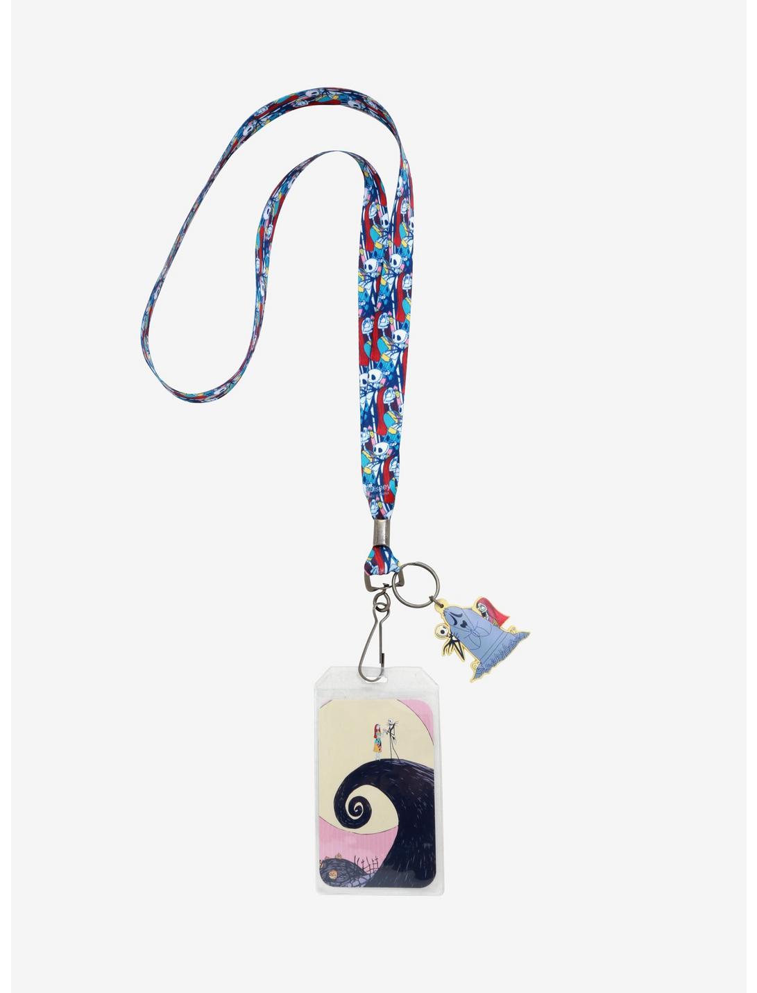 Loungefly The Nightmare Before Christmas Jack & Sally Lanyard, , hi-res