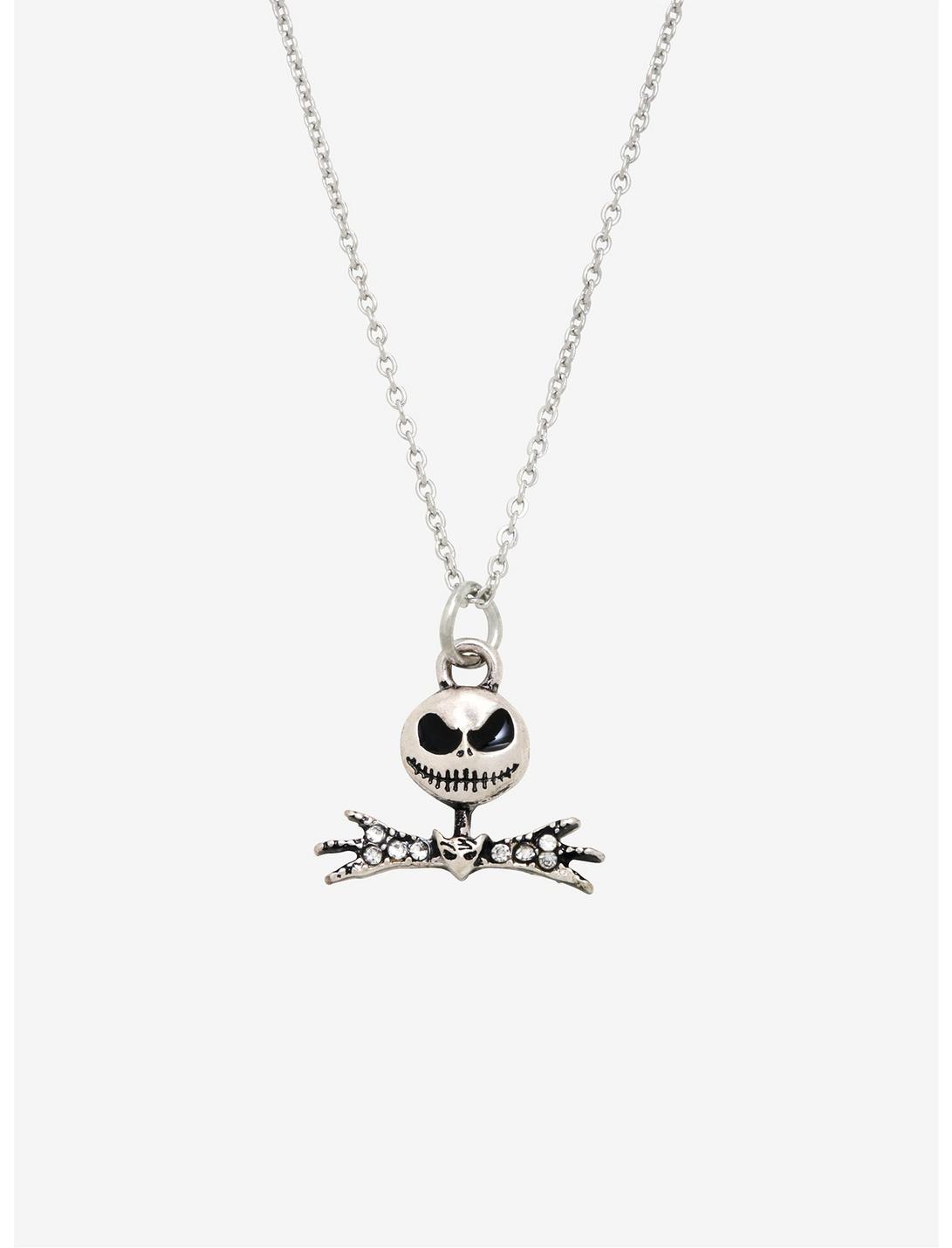 The Nightmare Before Christmas Jack Skellington Dainty Necklace, , hi-res