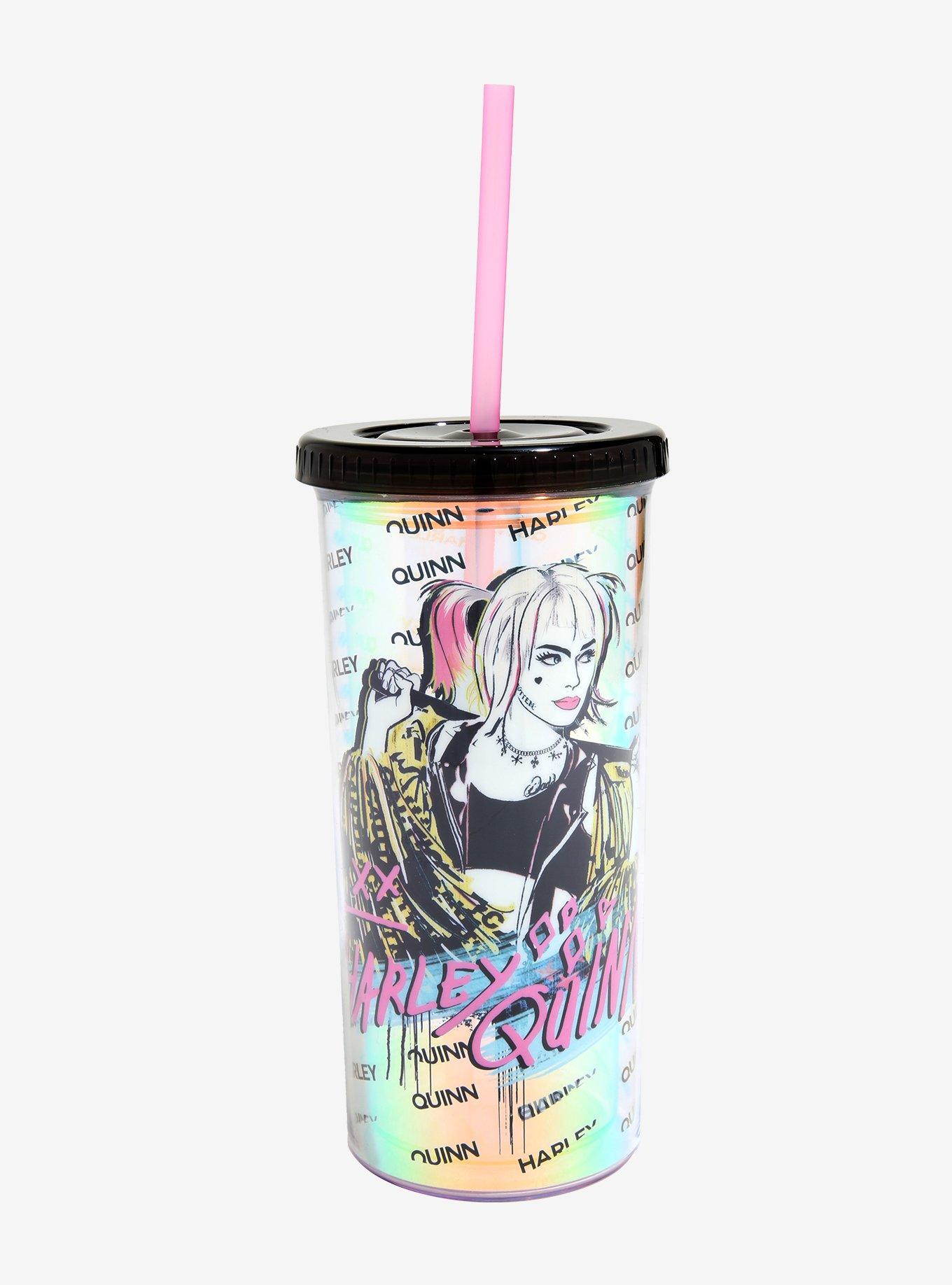 DC Comics Birds Of Prey Harley Quinn Acrylic Travel Cup, , hi-res