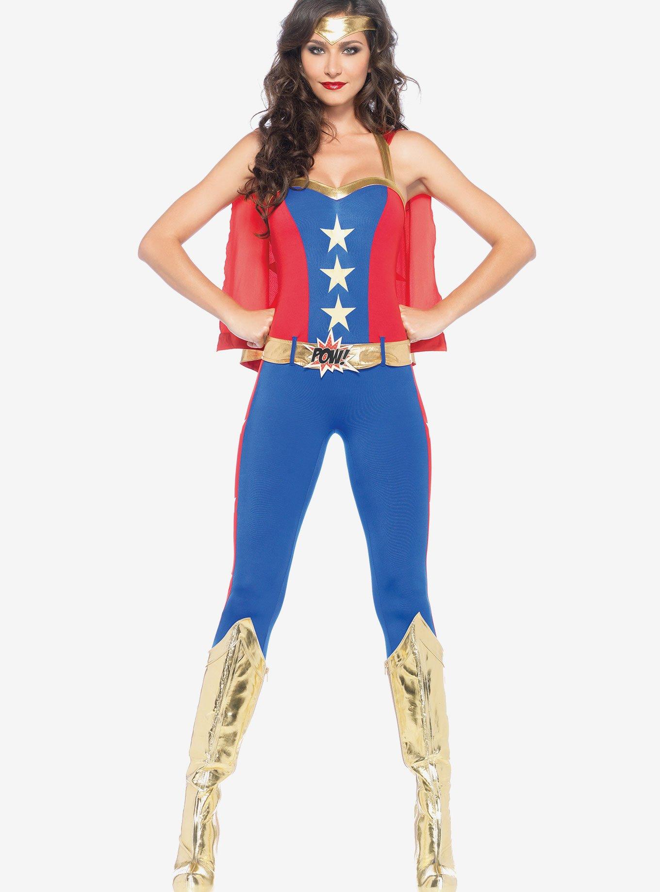 Comic Book Heroine Costume, , hi-res