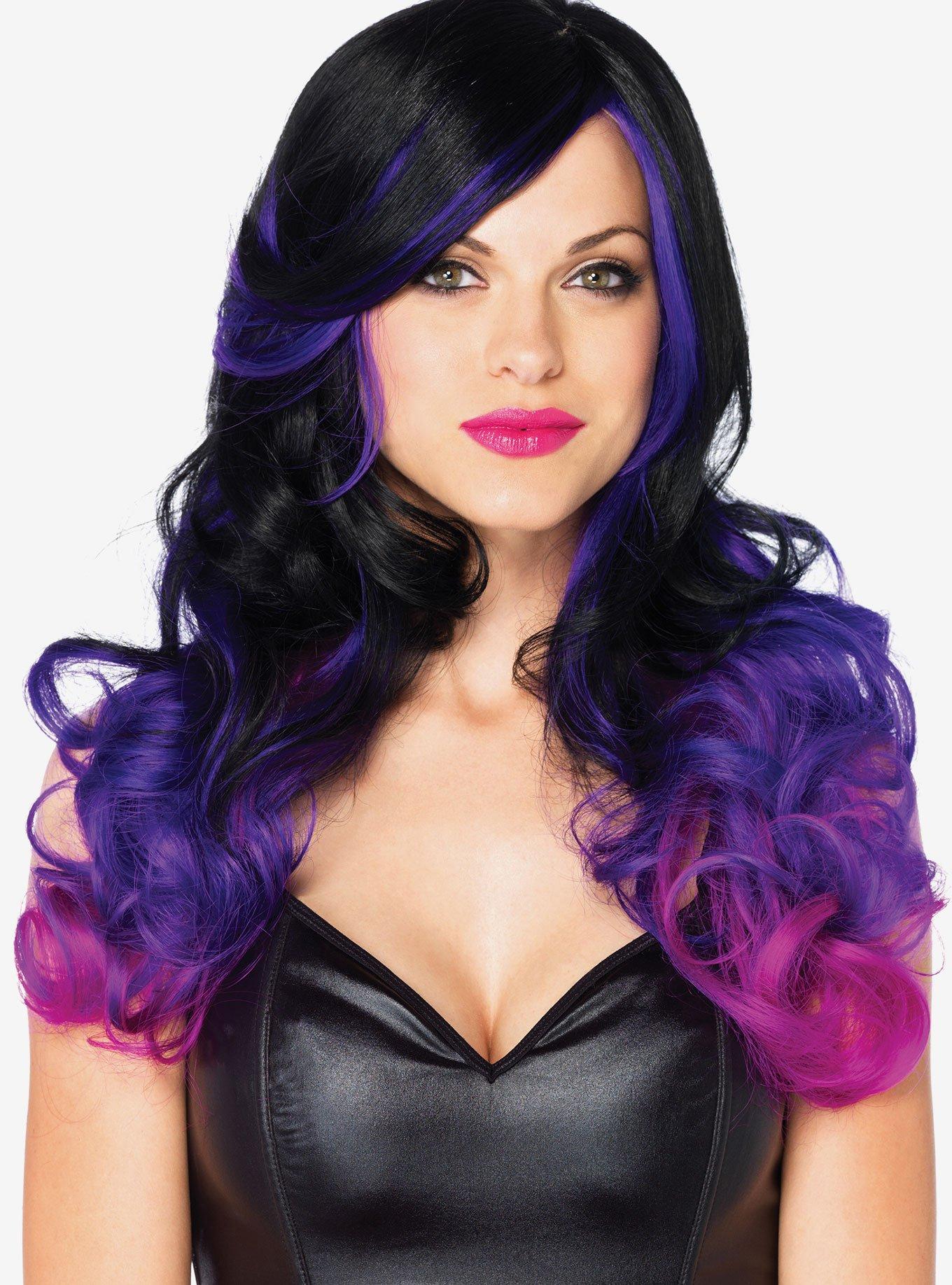 Allure Multicolor Long Wavy Wig, , hi-res