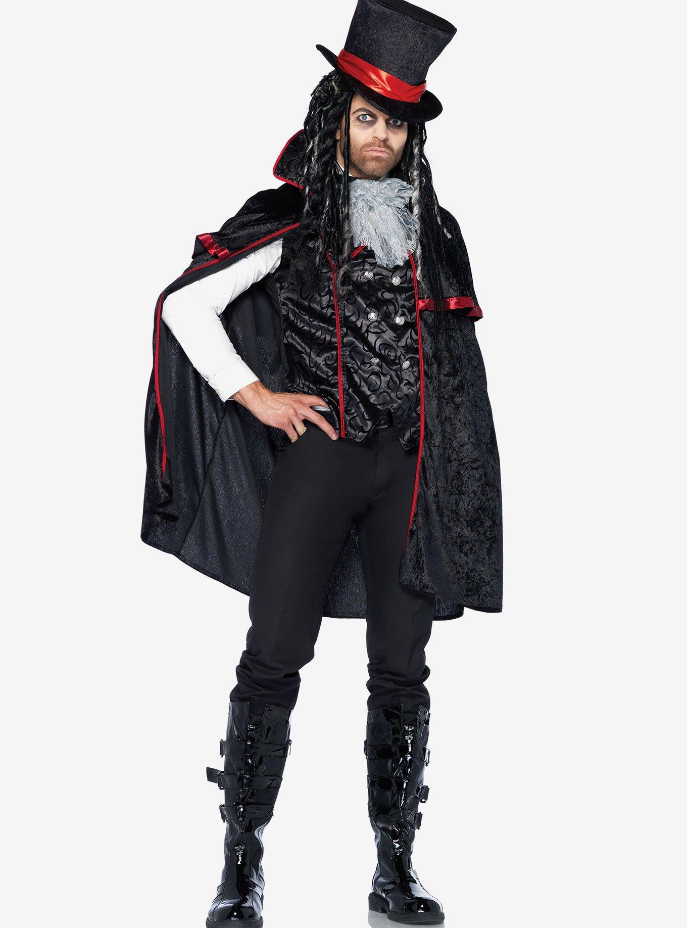 Classic Vampire Costume, BLACK, hi-res