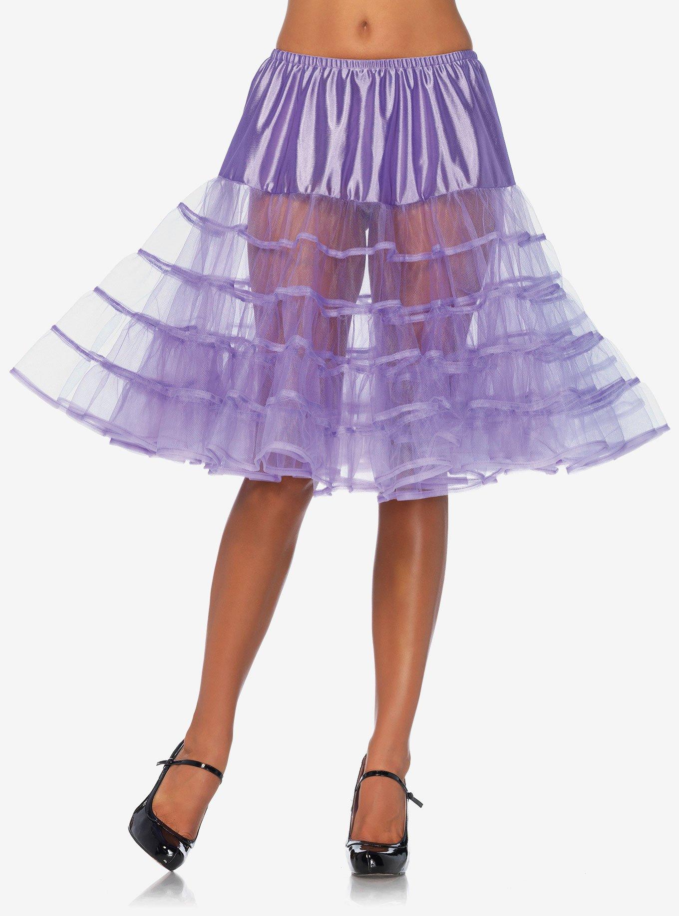 Lavender Knee Length Petticoat