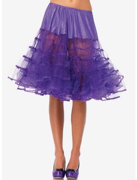 Purple Knee Length Petticoat, , hi-res