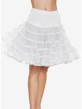 White Knee Length Petticoat, , hi-res