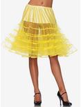 Yellow Knee Length Petticoat, , hi-res