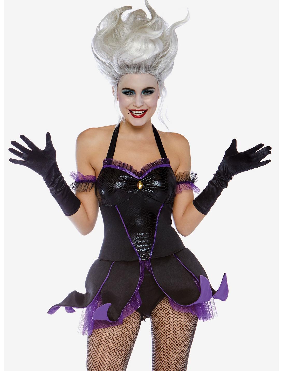 Sea Witch Costume, BLACK  PURPLE, hi-res