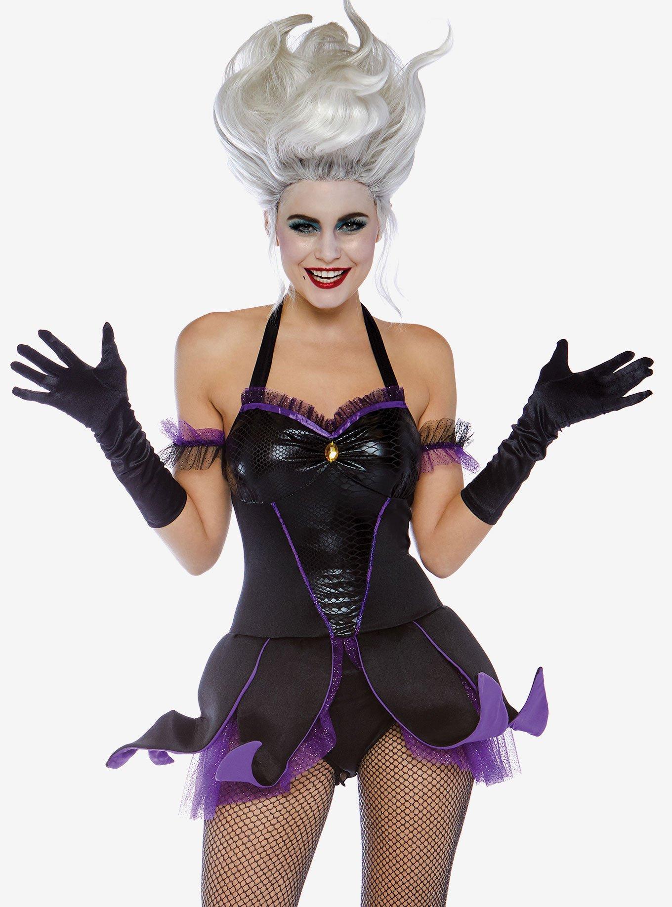 Sea Witch Costume, BLACK  PURPLE, hi-res