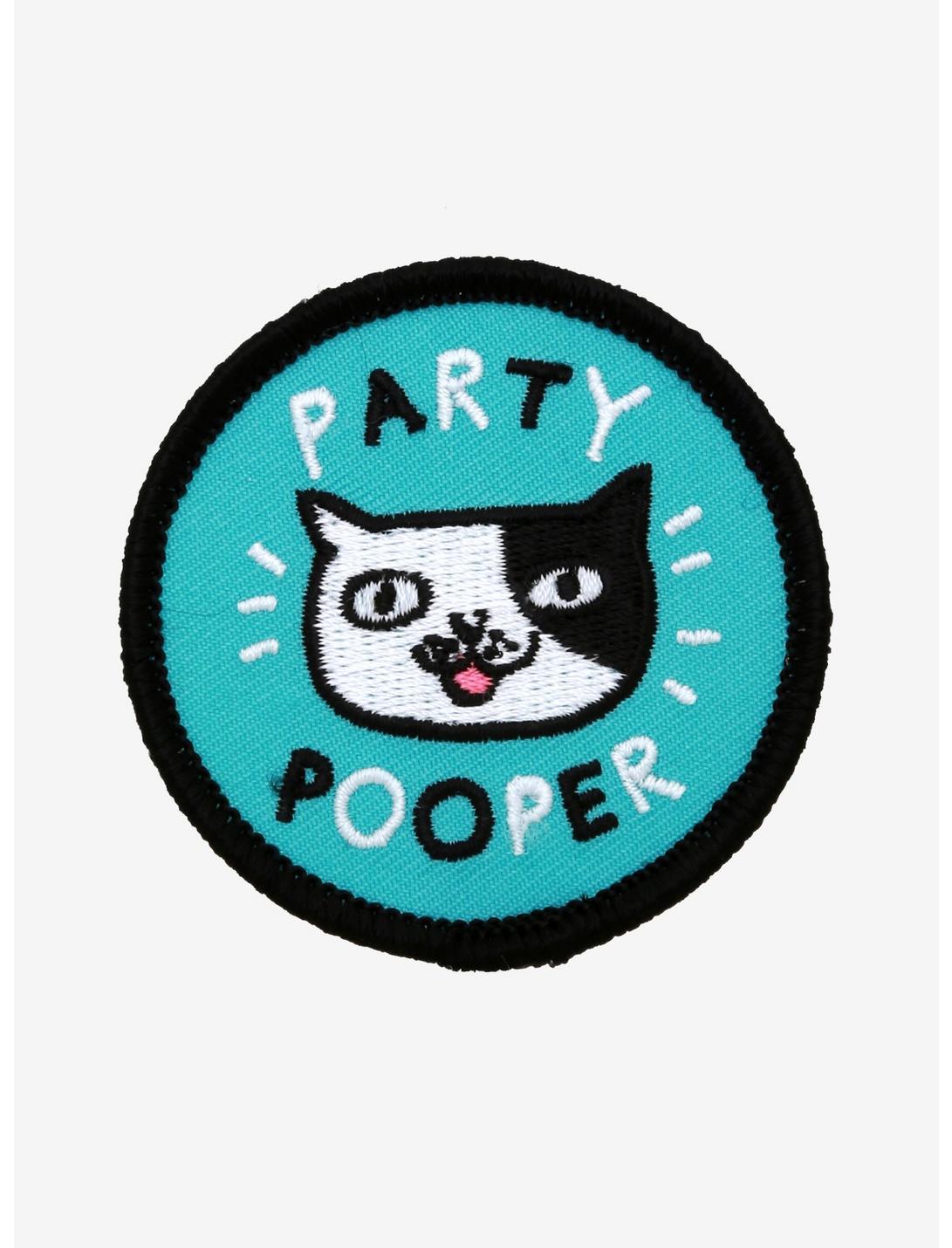 Cat Party Pooper Patch, , hi-res