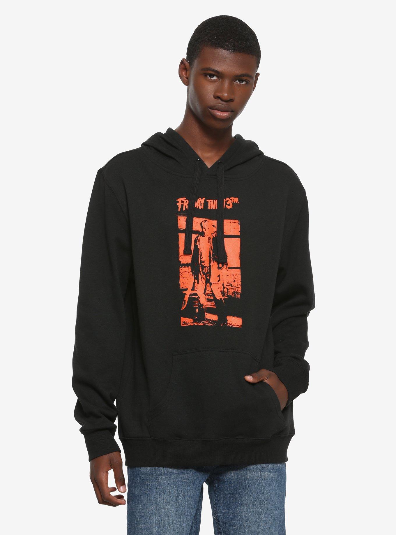 Friday The 13th Jason's Waiting Hoodie, RED, hi-res