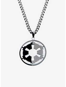 Star Wars Galactic Empire and Death Star Etched Pendant, , hi-res