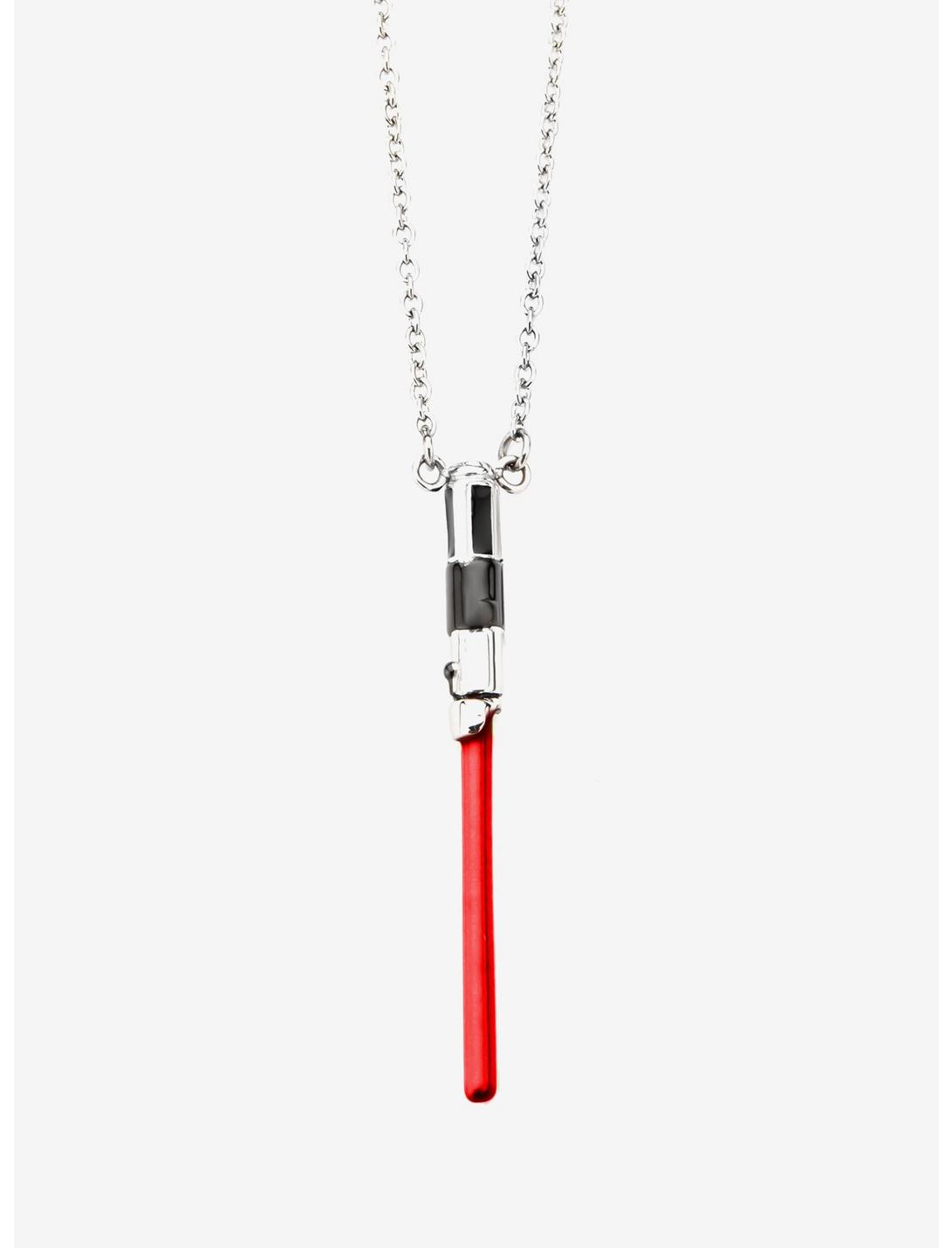 Star Wars Darth Vader Lightsaber Stainless Steel Necklace, , hi-res