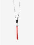Star Wars Darth Vader Lightsaber Stainless Steel Necklace, , hi-res