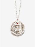 Star Wars Silver Plated R2D2 With Clear Gem Pendant, , hi-res