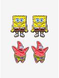 Nickelodeon SpongeBob SquarePants SpongeBob & Patrick Stud Earrings Set, , hi-res