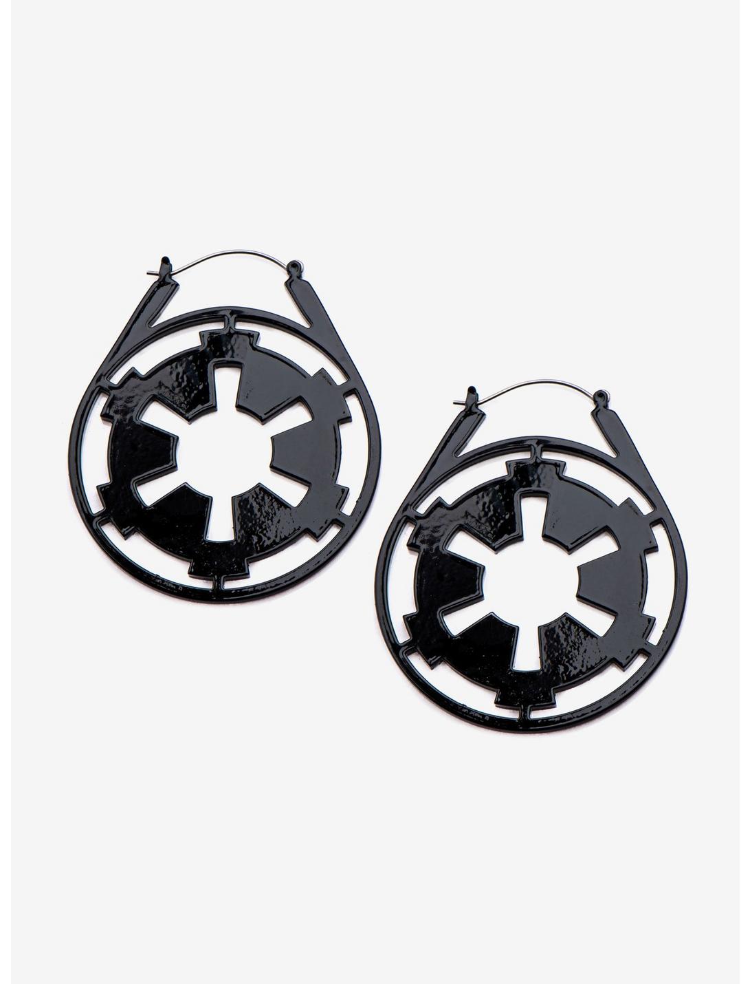 Star Wars Imperial Symbol Hanger Earrings, , hi-res