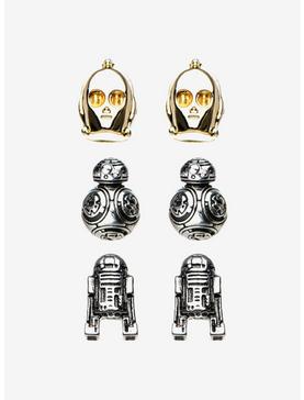 Star Wars Stainless Steel Droid Stud Earrings Set, , hi-res
