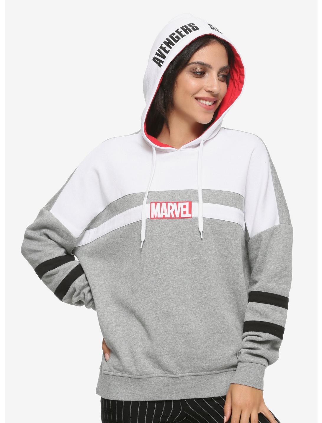 Her Universe Marvel Avengers Assemble Hoodie Her Universe Exclusive, MULTI, hi-res