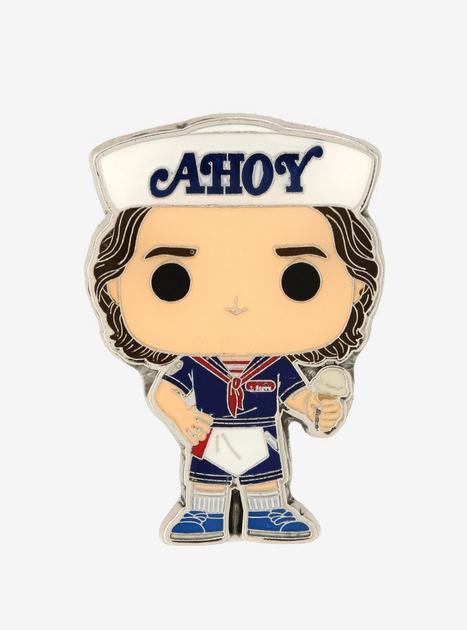Funko Pop! Stranger Things Scoops Ahoy Steve Enamel Pin - BoxLunch