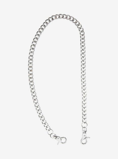 Silver 24 Inch Basic Wallet Chain | Hot Topic