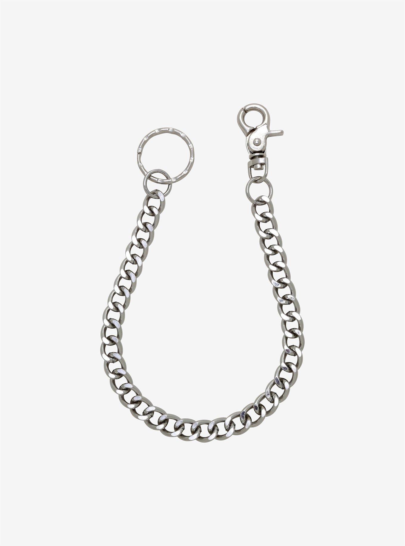 Silver 12 Inch Basic Wallet Chain | Hot Topic
