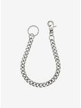 Silver 12 Inch Basic Wallet Chain, , hi-res