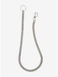 Silver Double Curb 24 Inch Wallet Chain, , hi-res