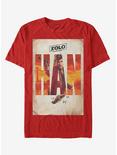 Solo: A Star Wars Story Solo Western Poster T-Shirt, RED, hi-res