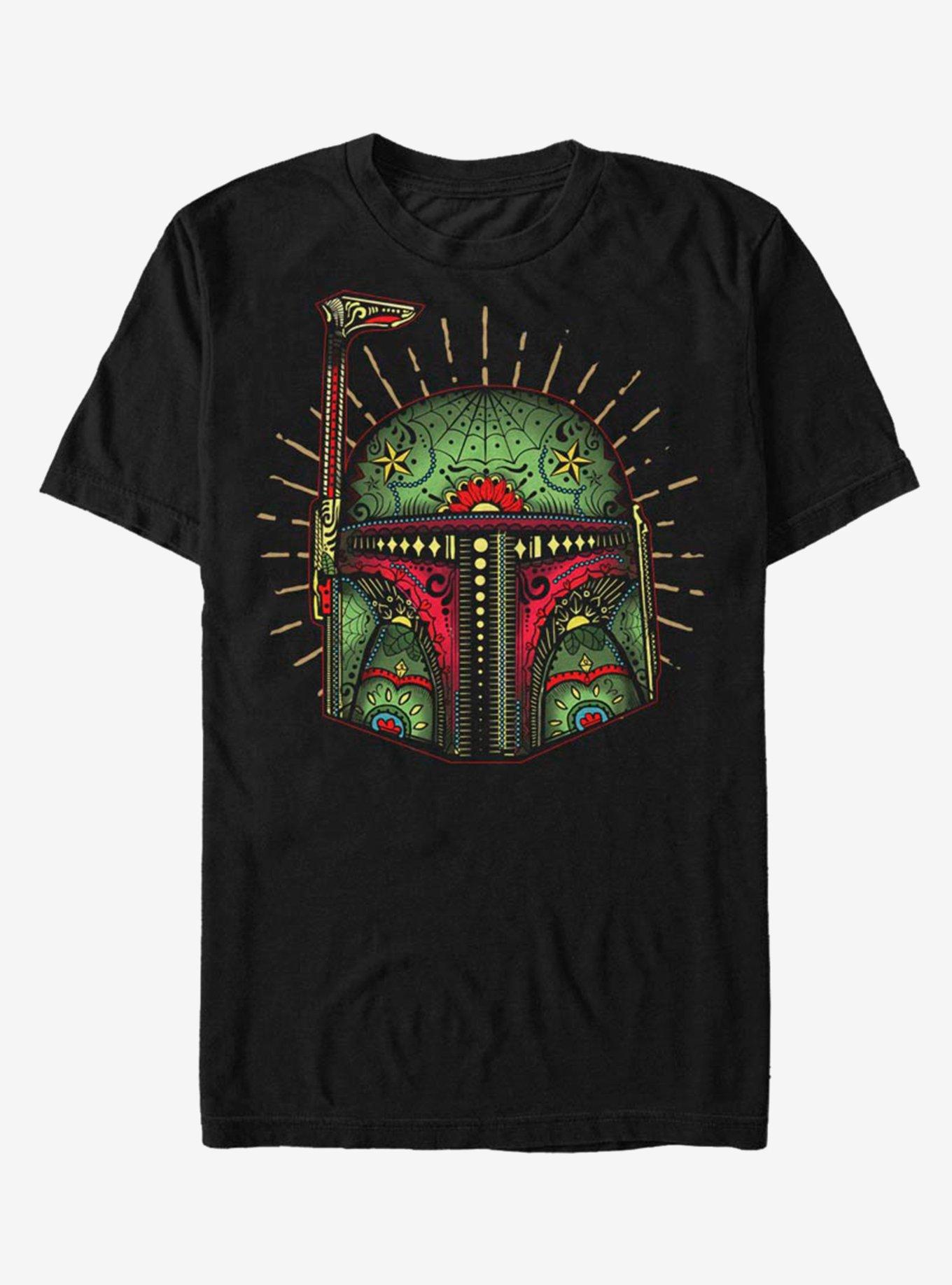 Star Wars Boba Sugar Skull T-Shirt, , hi-res