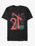 Star Wars Vader 21st Bday T-Shirt, BLACK, hi-res