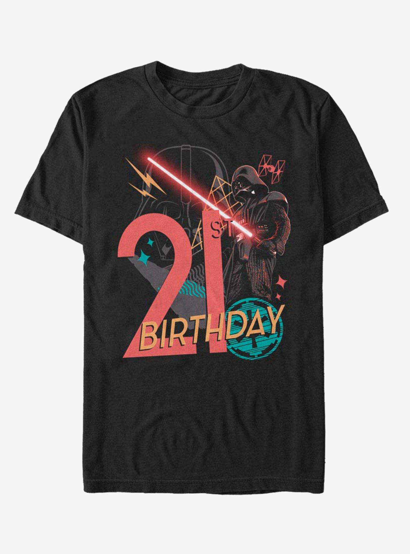 Star Wars Vader 21st Bday T-Shirt, , hi-res