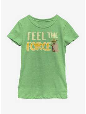 Star Wars Feel Force Yoda Galaxy Adventures Youth Girls T-Shirt, , hi-res