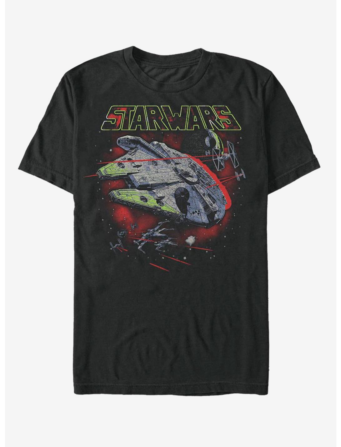 Star Wars Star Fight T-Shirt, BLACK, hi-res