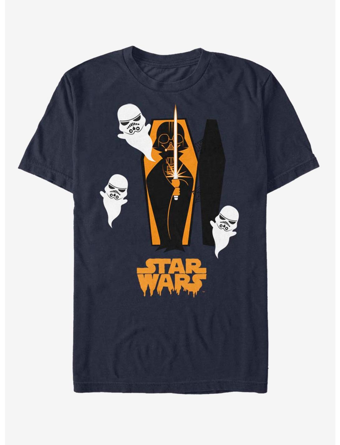 Star Wars Coffin Spooks T-Shirt, NAVY, hi-res
