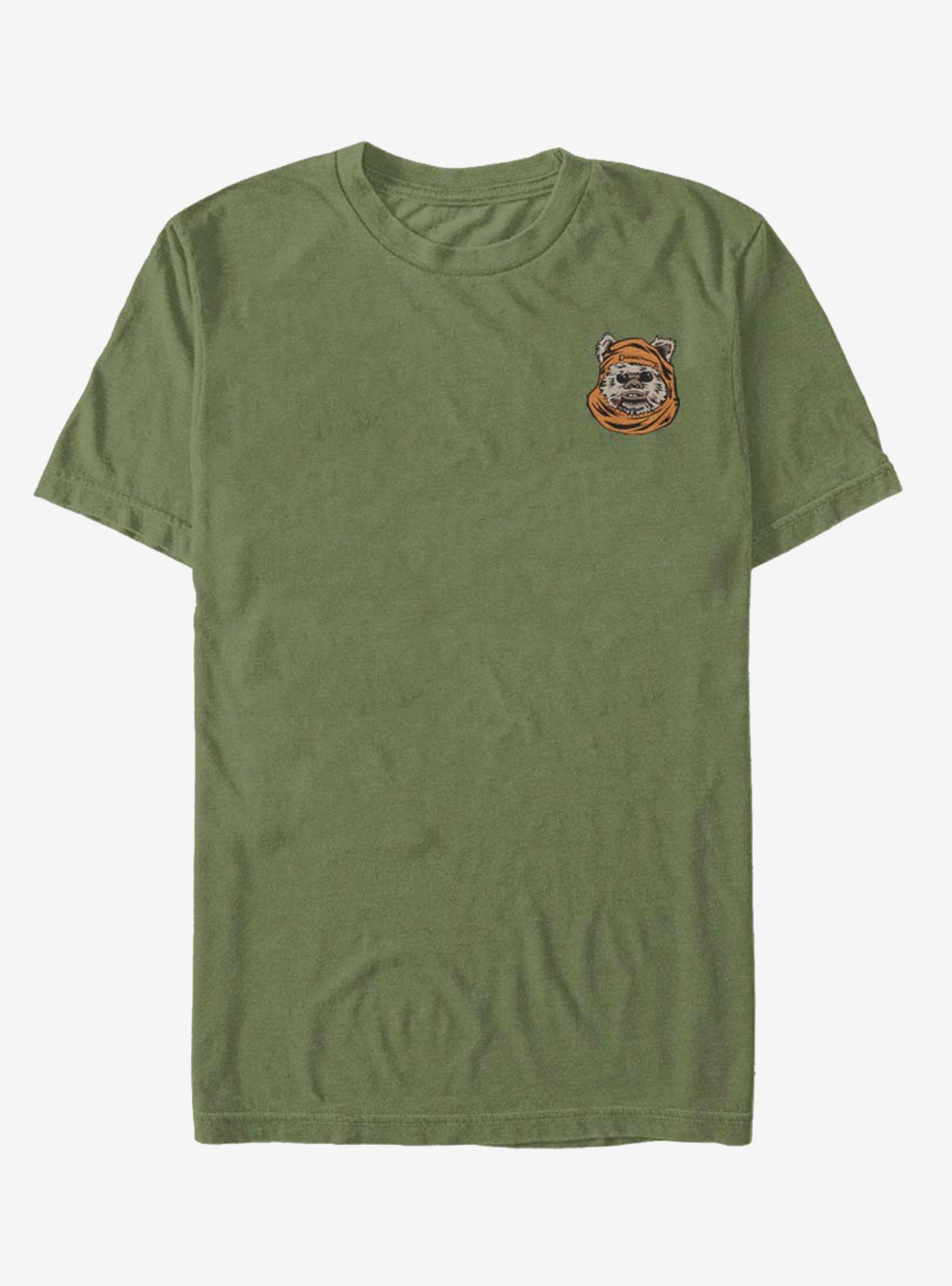 Star Wars Forest Face T-Shirt, MIL GRN, hi-res