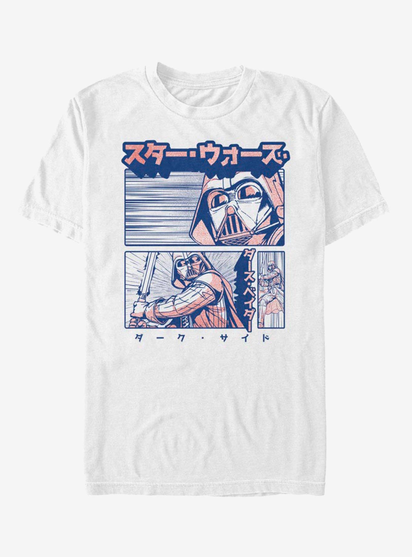 Star Wars Manga Vader T-Shirt, WHITE, hi-res view 1