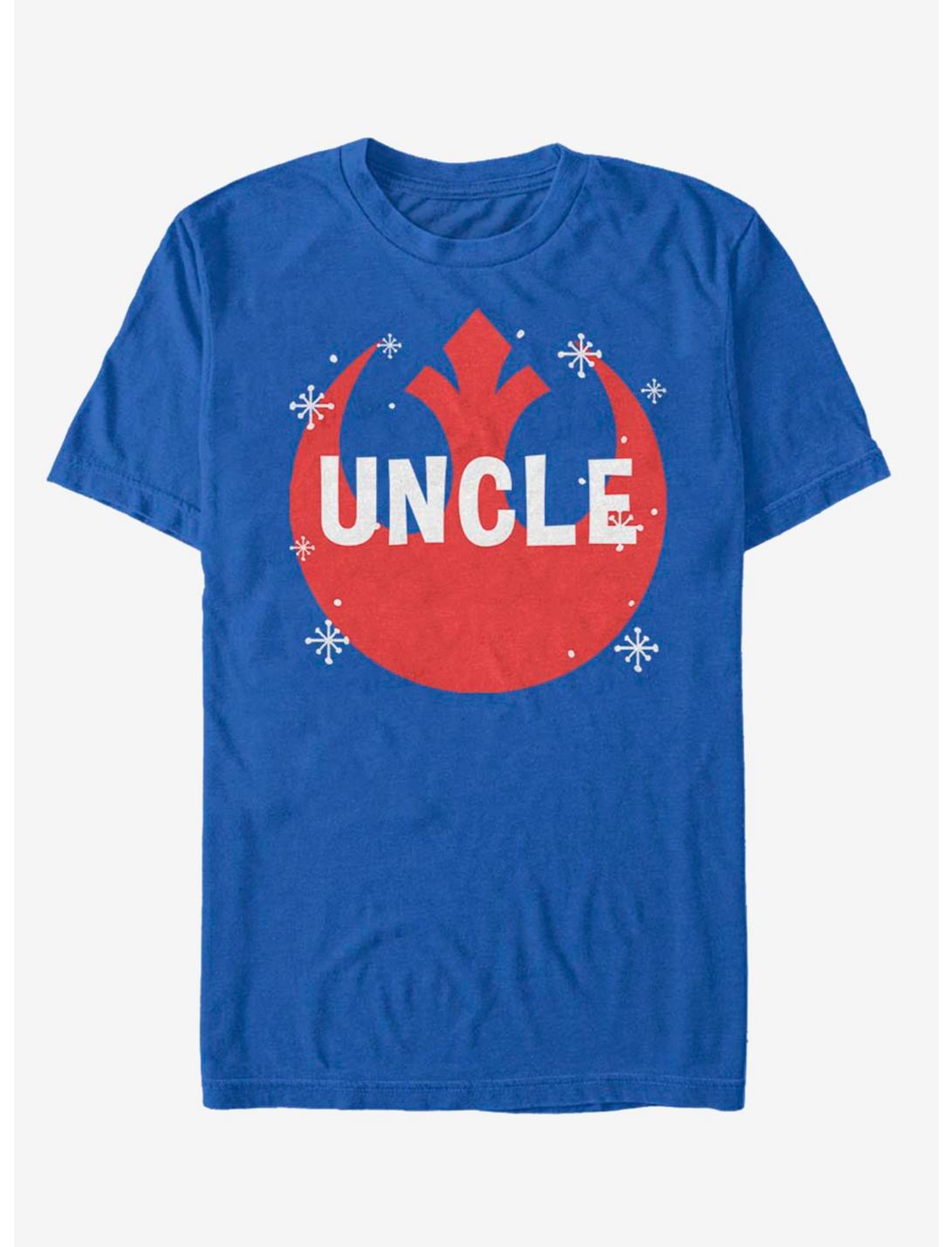 Star Wars Overlay Uncle T-Shirt, ROYAL, hi-res