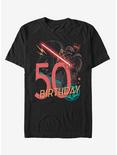 Star Wars Vader 50th Bday T-Shirt, BLACK, hi-res