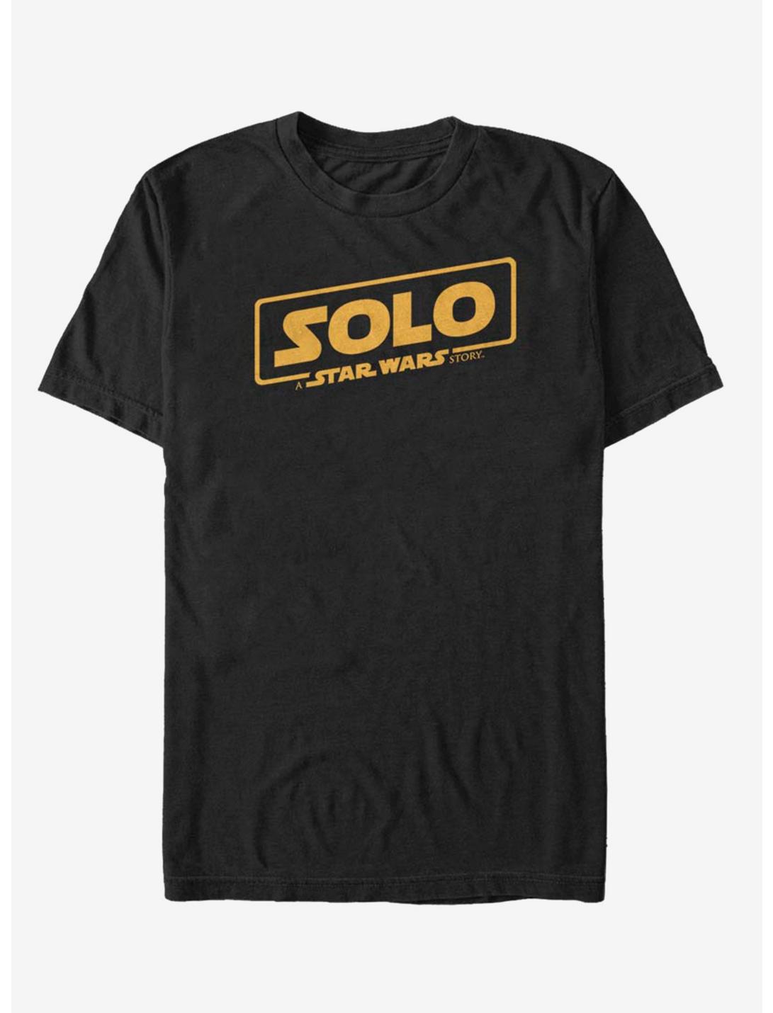 Solo: A Star Wars Story Solo Logo T-Shirt, BLACK, hi-res