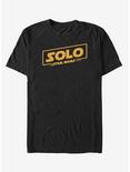 Solo: A Star Wars Story Solo Logo T-Shirt, BLACK, hi-res