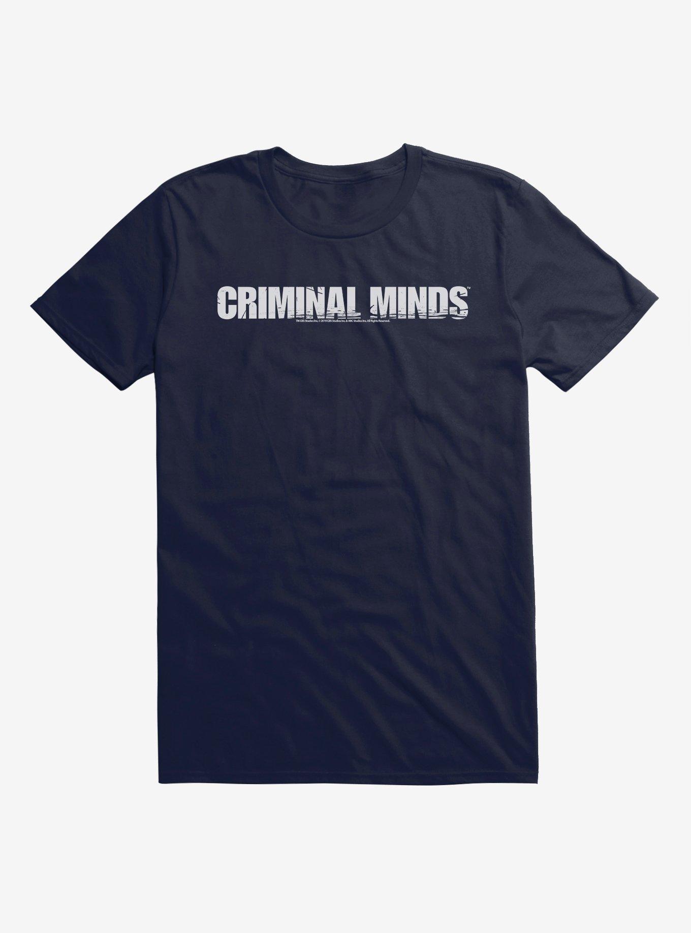 Criminal Minds Classic Logo T-Shirt, NAVY, hi-res