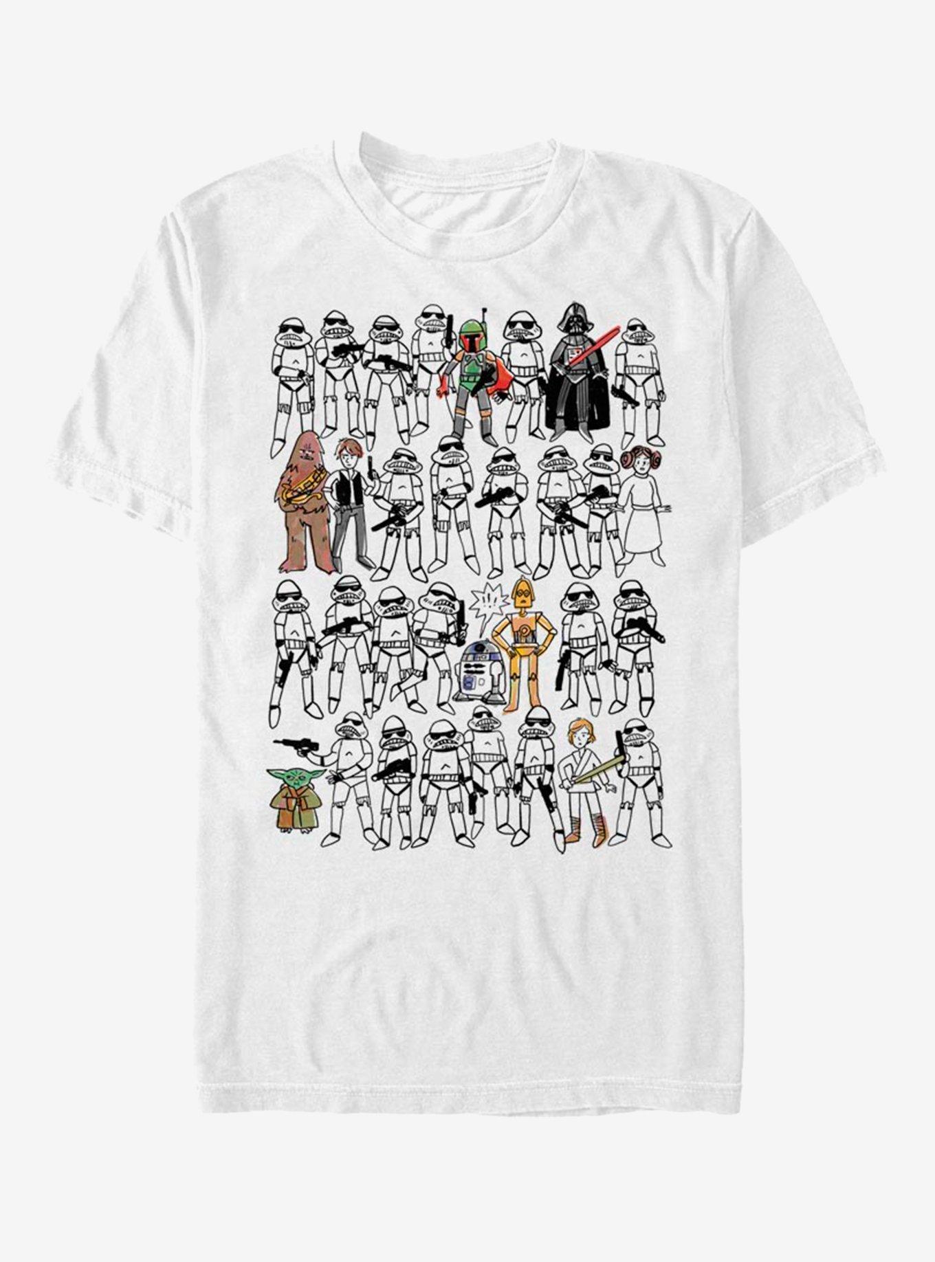 Star Wars Sketches T-Shirt, , hi-res