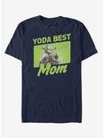 Star Wars Yoda Best Mom T-Shirt, NAVY, hi-res
